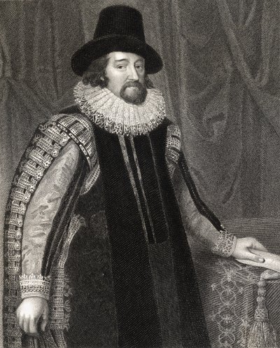 Francis Bacon (1561-1626) St Albans vikomt portréja, a "Lodge
